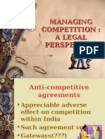 Managing Competition: A Legal Perspective