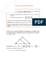 Semelhanca de Triangulos