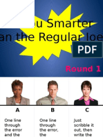 Game Are You Smarter