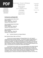 Download Progress Missouri attorneys letter to Missouri Senators by Progress Missouri SN258725445 doc pdf