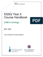 CHM Urology Year 2 Handbook 2013-14
