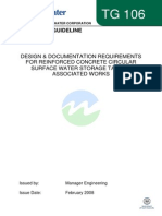 Design & Doc Req For RC Circular Surface Water Storage Tanks & Associated Works (2008) - Technical Guideline