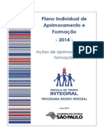 Plano Individual de Aprimoramentoe Formacao - Cardapio I - Acoes Formativas Autonomas PDF