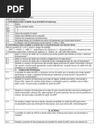 Questionario Hanseniase TRabalho