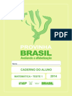 Provinha Brasil 1-2014 Caderno Aluno Matematica