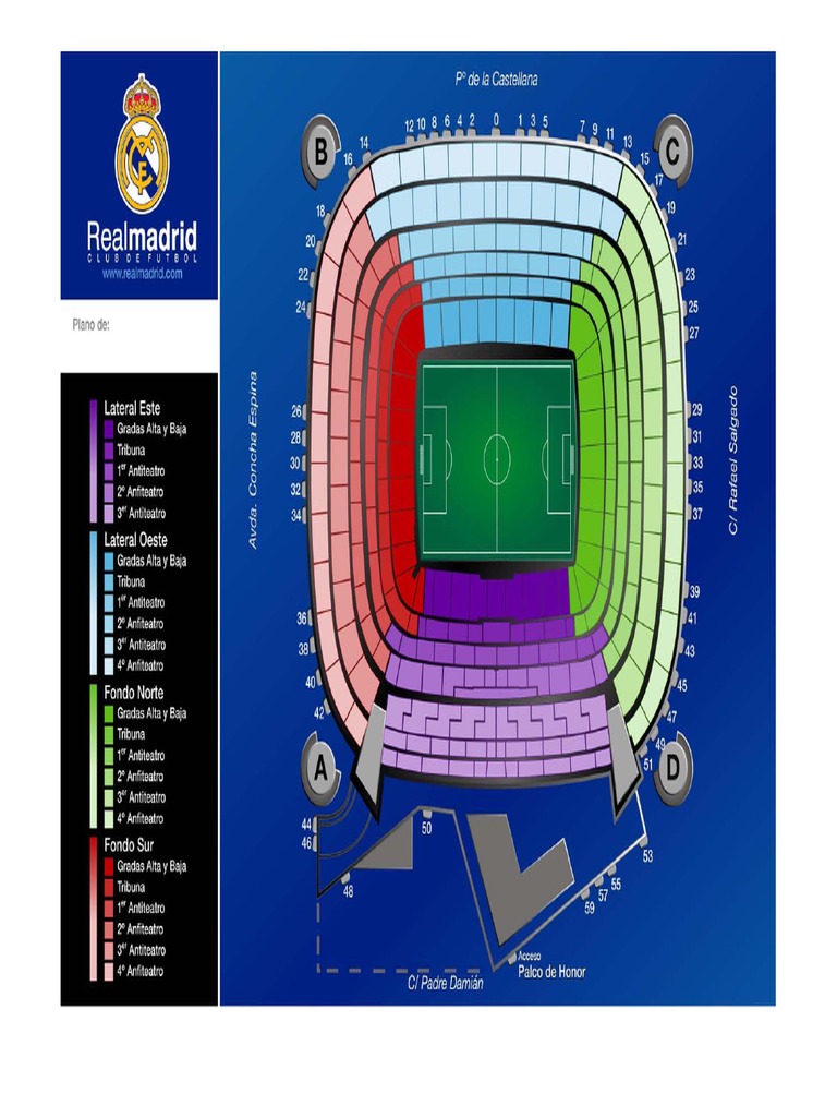 brindis Bombardeo Atlas Plano Santiago Bernabeu | PDF