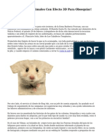 ¡Camisetas de Animales Con Efecto 3D para Obsequiar!