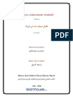 ŞEVVAL ORUCUNUN FAZİLETİ Ebu Abdulmumin Tekin Mıhçı PDF