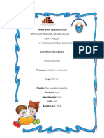 Carpeta Pedagogica 2014
