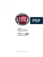 2012 FIAT 500 UG Manual