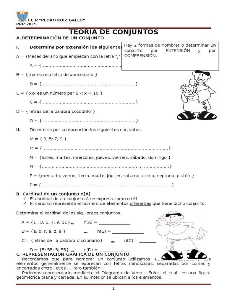 Teoría de Conjuntos: Ejercicios y Ejemplos | PDF | Conjunto ...