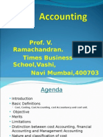 Cost Accounting Introduction - Oct.2011