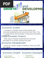 Economic growth and development