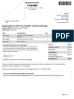 SparkFun Electronics Order #1906466 Invoice