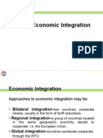 Regional Agreements and Integration