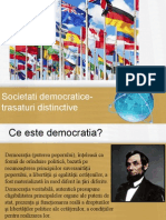 Societati Democratice-Trasaturi Distinctive