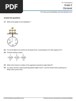 Math Olympiad Class 6 sample Paper | Physics & Mathematics | Mathematics