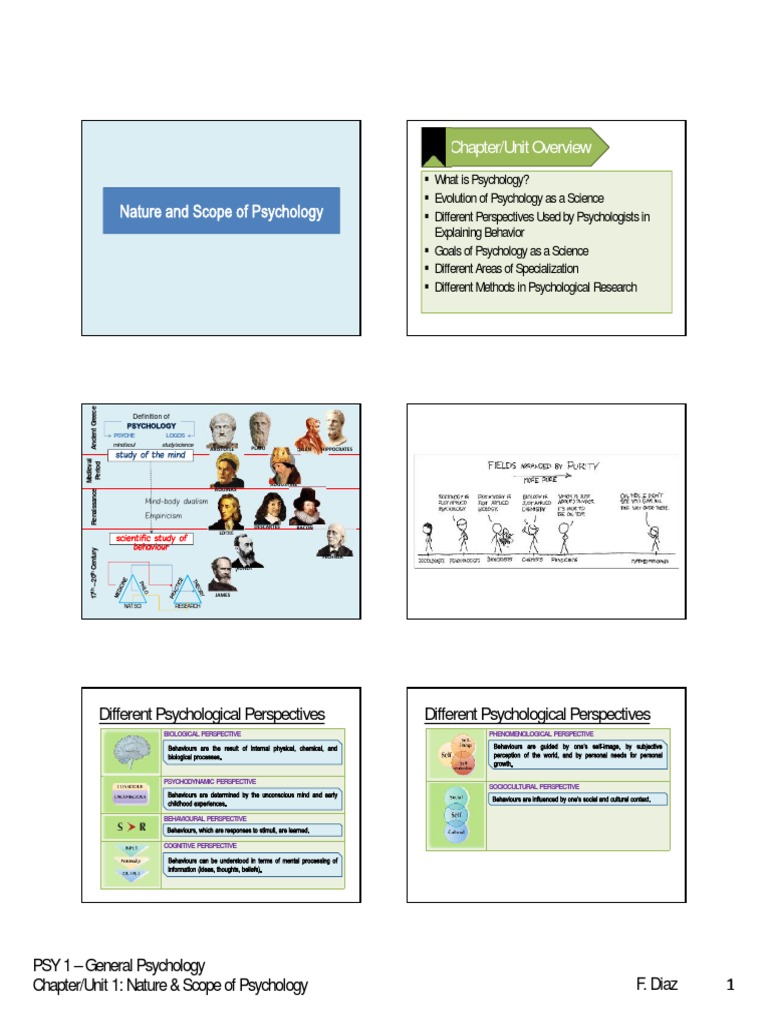 Nature and scope of psychology pdf behavioral neuroscience