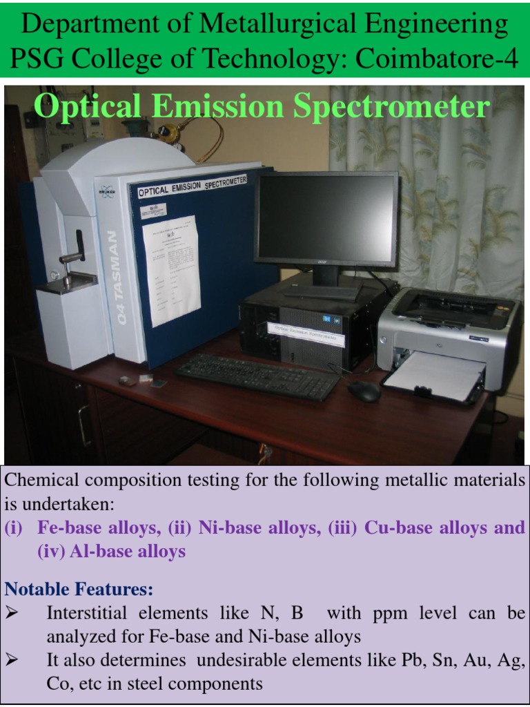 Metallurgical Alloy Composition Analysis | PDF