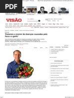 Estamos a Morrer de Doenças Causadas Pela Faca e o Garfo - Visao