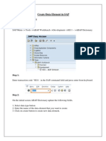 Create Data Element in SAP