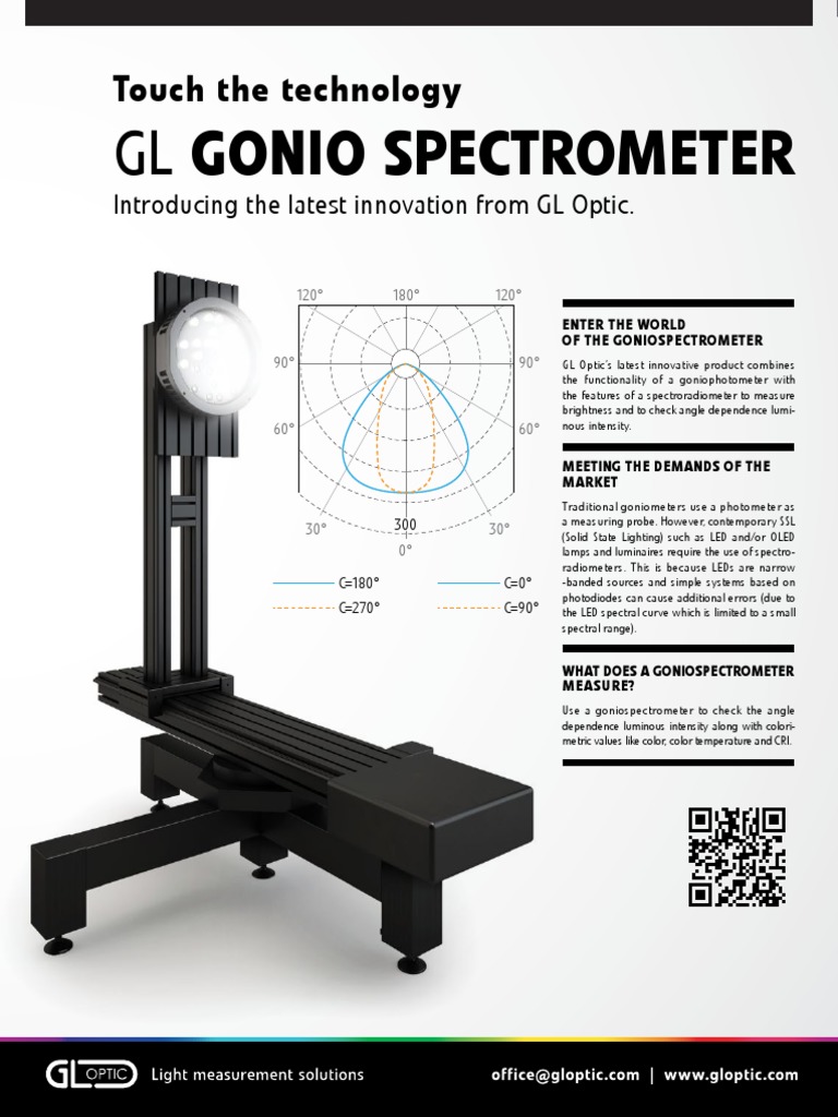 Effectively Measure LED Luminaires with a GL Goniometer PDF Light