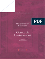 Comte de Lautréamont - Maldoror'Un Şarkıları