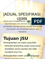 Jadual Spesifikasi Ujian