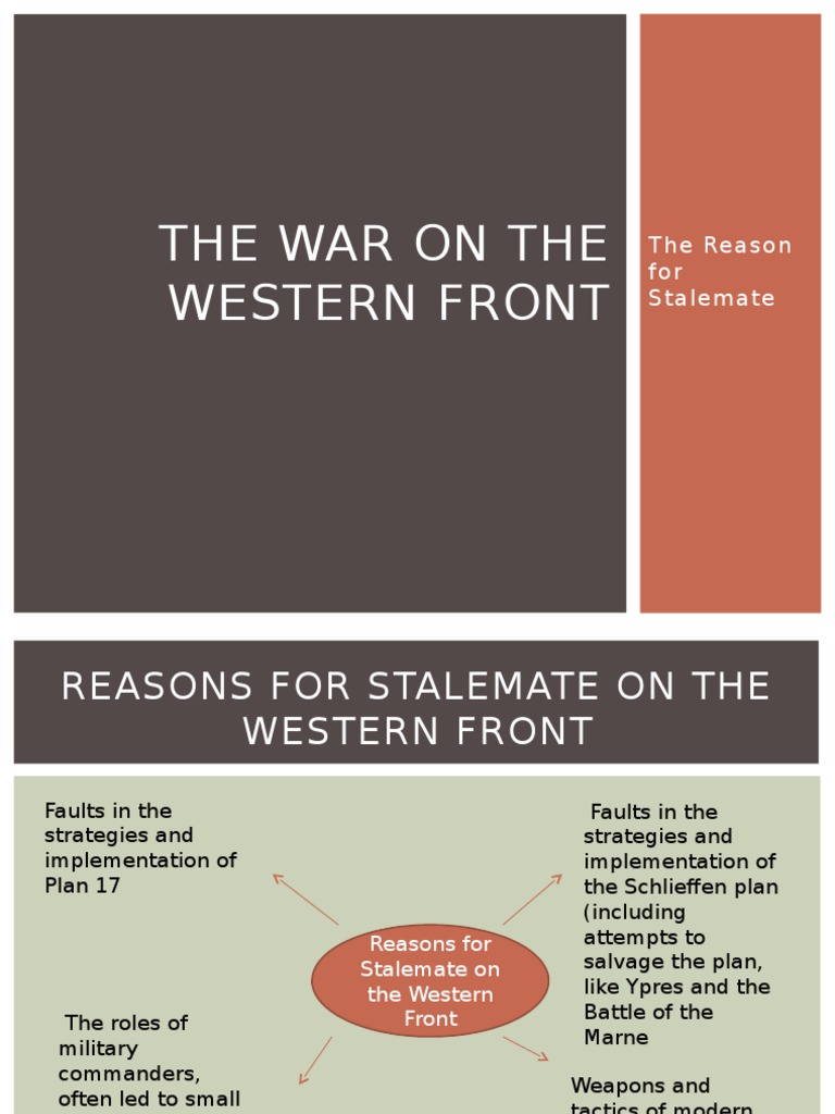 The War On The Western Front | Download Free PDF | Western Front (World ...
