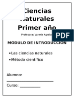 Modulo Intro A Método Cientifico (Cs. Naturales)