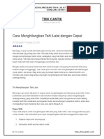 Cara Menghilangkan Tahi Lalat PDF