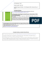 Anthropometric, Physiological and Performance Characteristics of Elite