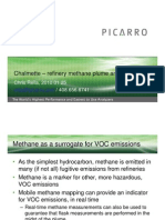 Picarro's CRDS Technology - Methane Plume Analysis - Louisiana's EXXON's Chalmette Refining LLC and Murphy Oil's Meraux Refinery 