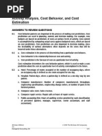Download Activity Analysis Cost Behavior and Cost Estimation Solution by kayetrish SN258789370 doc pdf