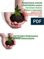 Penegakan Hukum Lingkungan Pidana