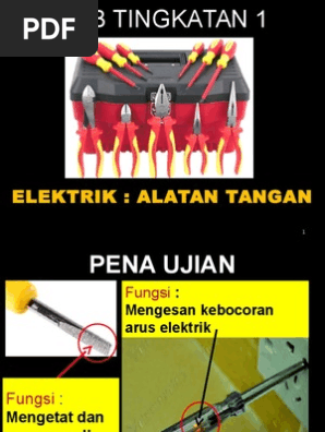 Alatan Tangan Elektrik 1 Pdf