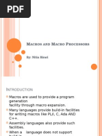 Macro and Macro Preprocessor