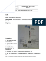 Aim Equipment: Diagram.:: Investigating Resonance