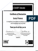 Daisy Award 1