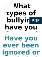 Questions About Bullying