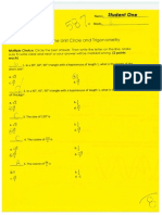 Trig Unit Test and Re Test