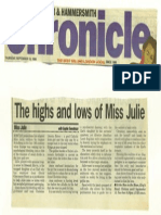 Theatre Review Miss Julie