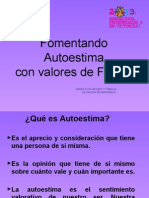 Autoestima y Valores