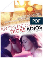 Antes Que Digas Adios - Victoria Vilchez