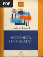 Abordarea fotografiei Gabriel Bauret