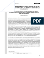 ARTICULO. 2012. Tuberculosis en Personal y Estudiantes de Salud, Un Tema Pendiente Para Los Servicios de Salud y La Universidad.