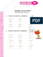 Calculo Mental Operaciones