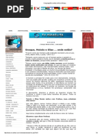 Enoque , Moises e Elias ... Onde Estão