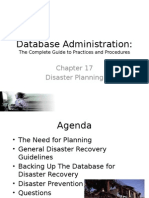 Disaster Planning CH 17