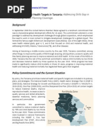 Download Policy Brief on Attaining Maternal and Child Health Call for 5 Billion for FP in Tanzania by UNA Tanzania SN258812696 doc pdf